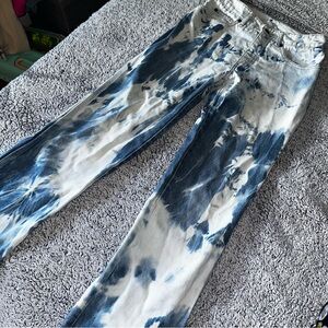 Calvin Klein Bleached Tie Dye Jeans